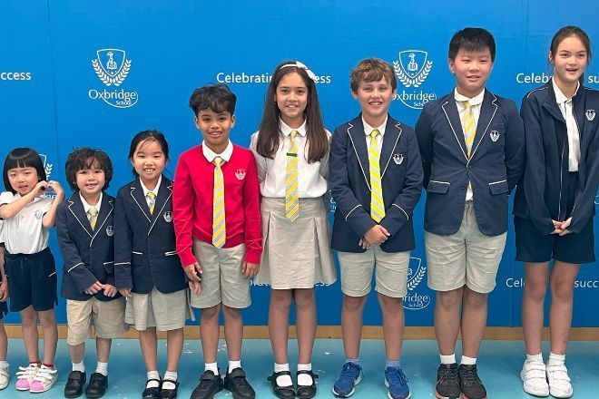 students from year 1 to year 6 at Oxbridge school