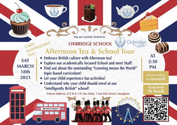 Attend our Afternoon Tea & School Tour!