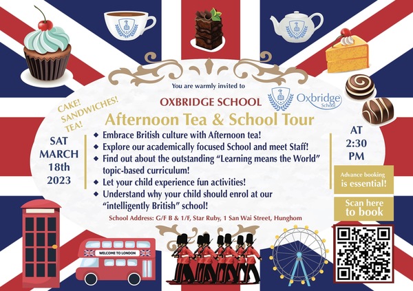 Attend our Afternoon Tea & School Tour!